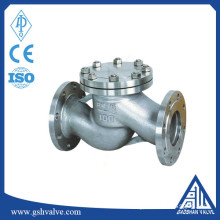 Flanged vertical lift check valve